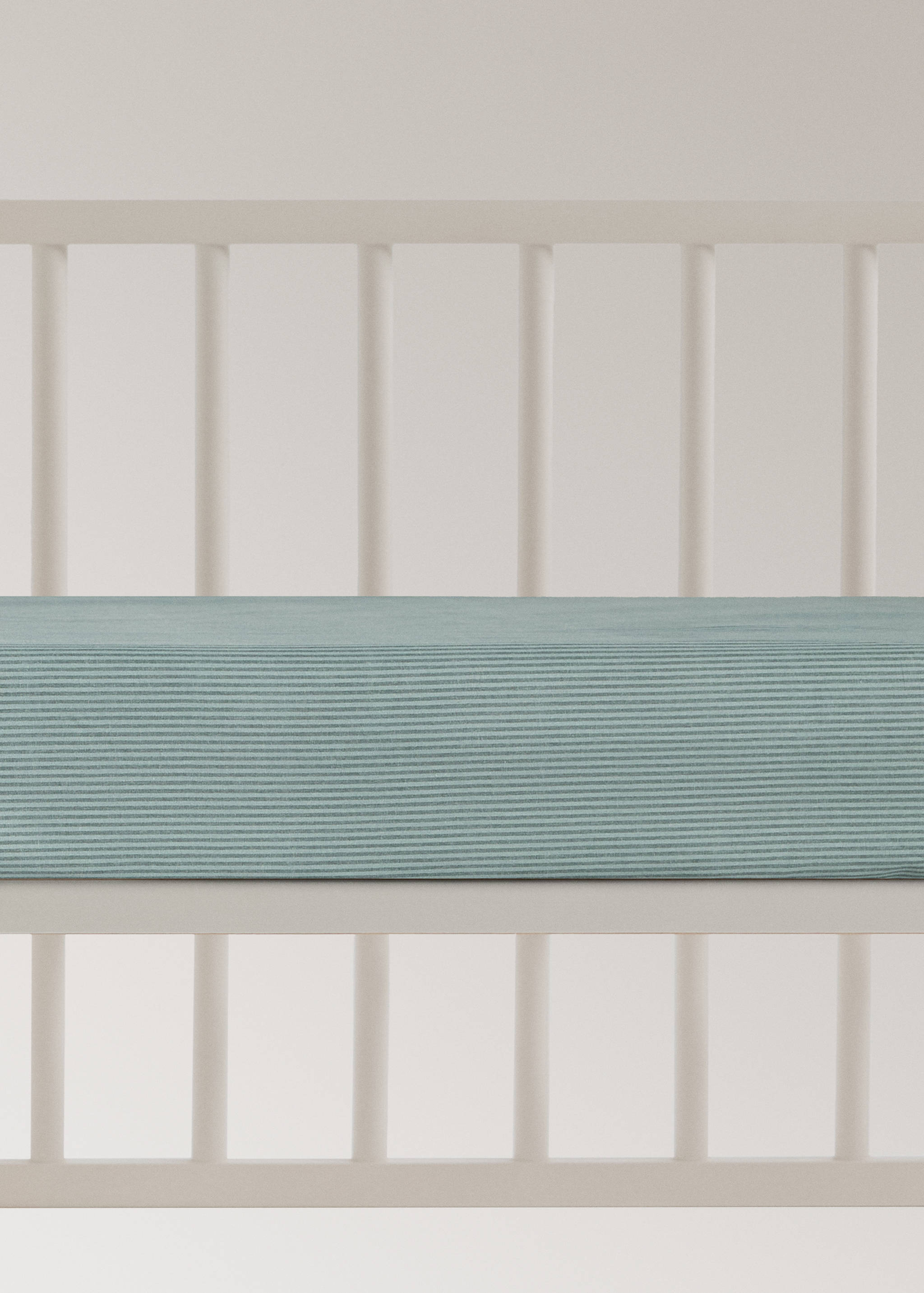 60 cm cotton percale fitted crib sheet - Article without model