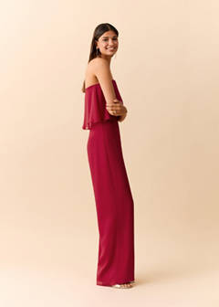 Strapless jumpsuit — Red 3