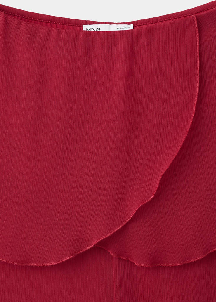 Strapless jumpsuit — Red
