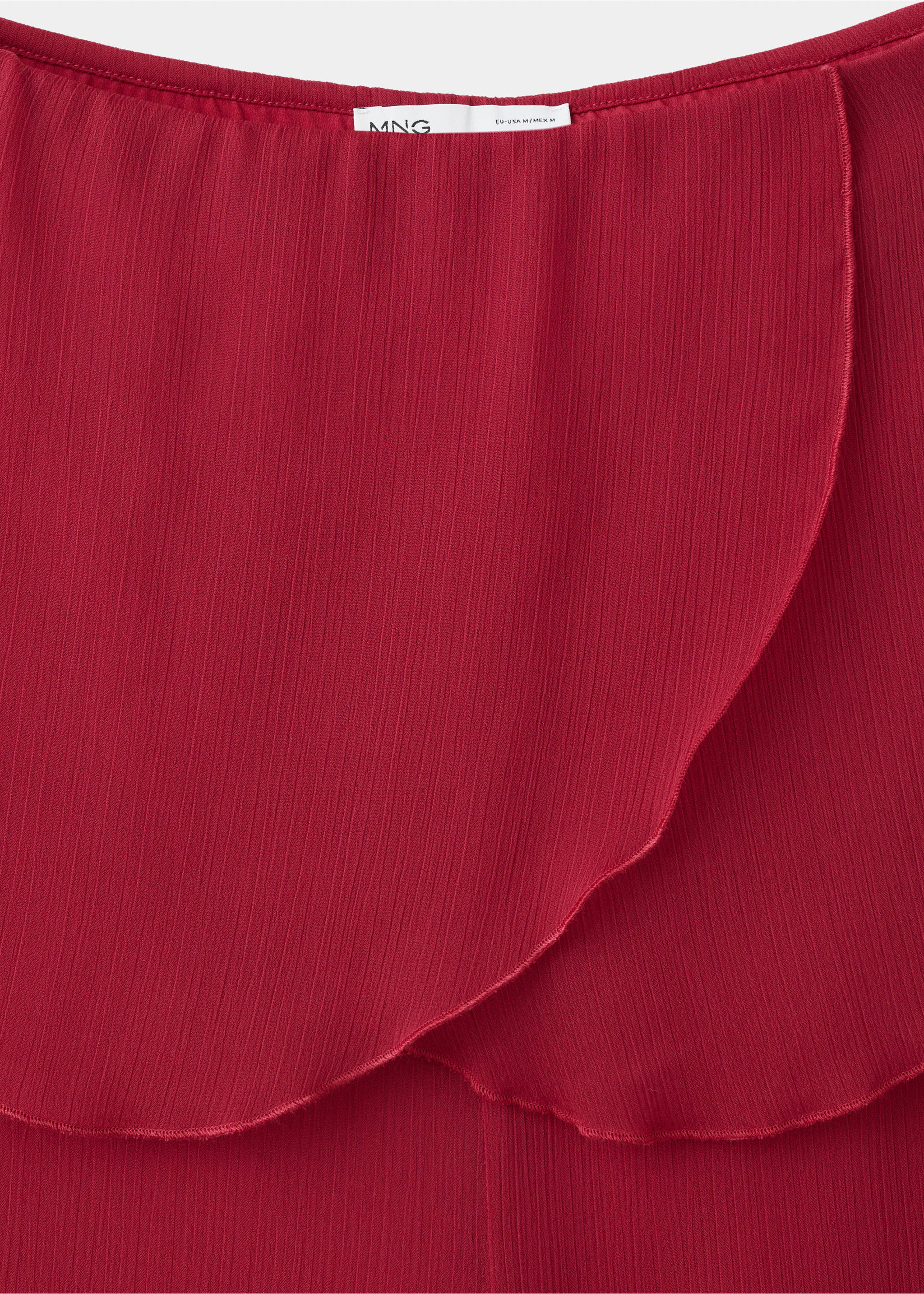 Combinaison bustier - Détail de l'article 8, Rouge. Ref: 37091534-00.