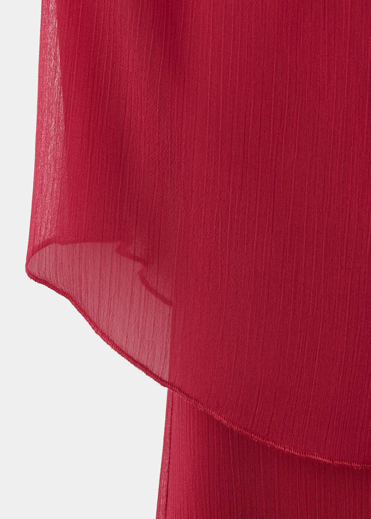 Strapless jumpsuit — Red