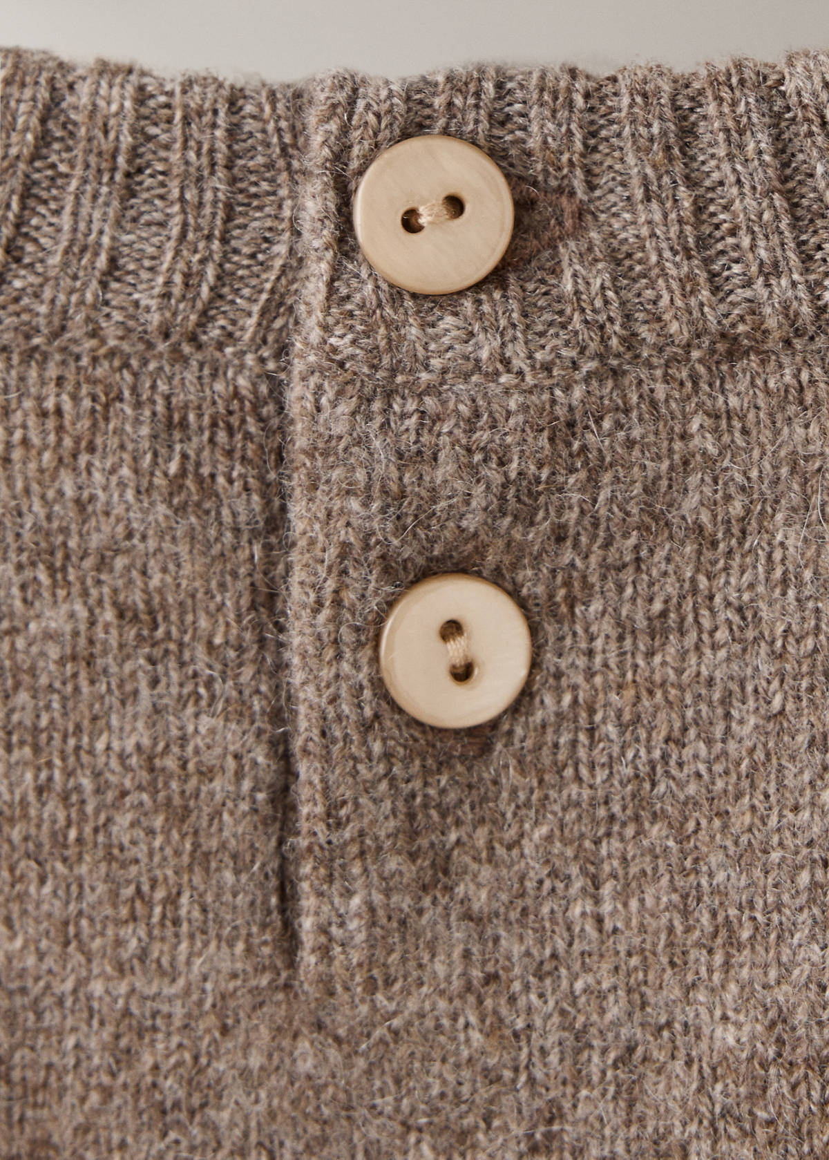 100% cashmere pyjama sweatshirt — Medium Brown