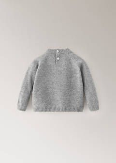 100% cashmere pyjama sweatshirt — Grey 1