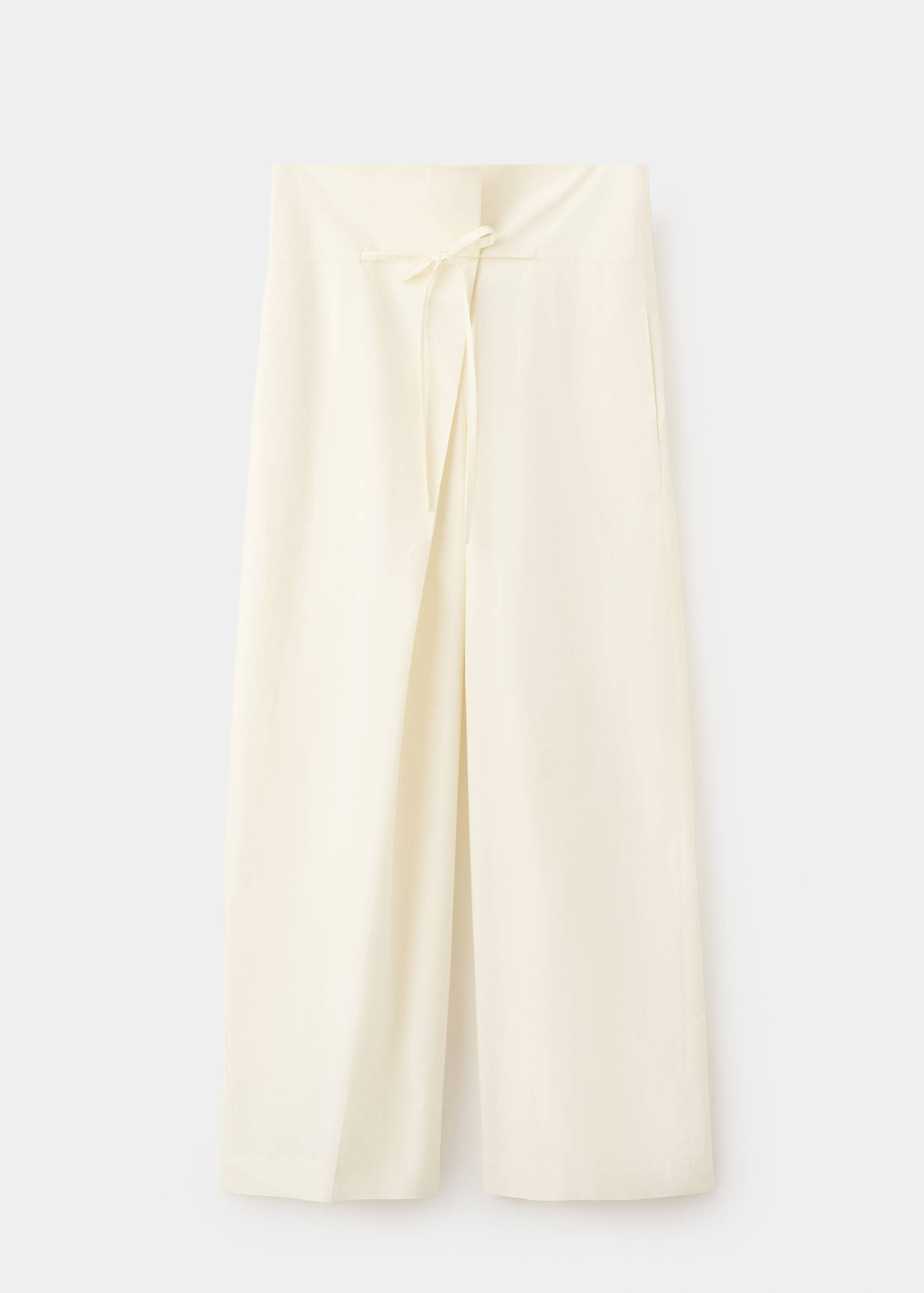 Gerade Hose mit asymmetrischer Taille - Artikel ohne Model