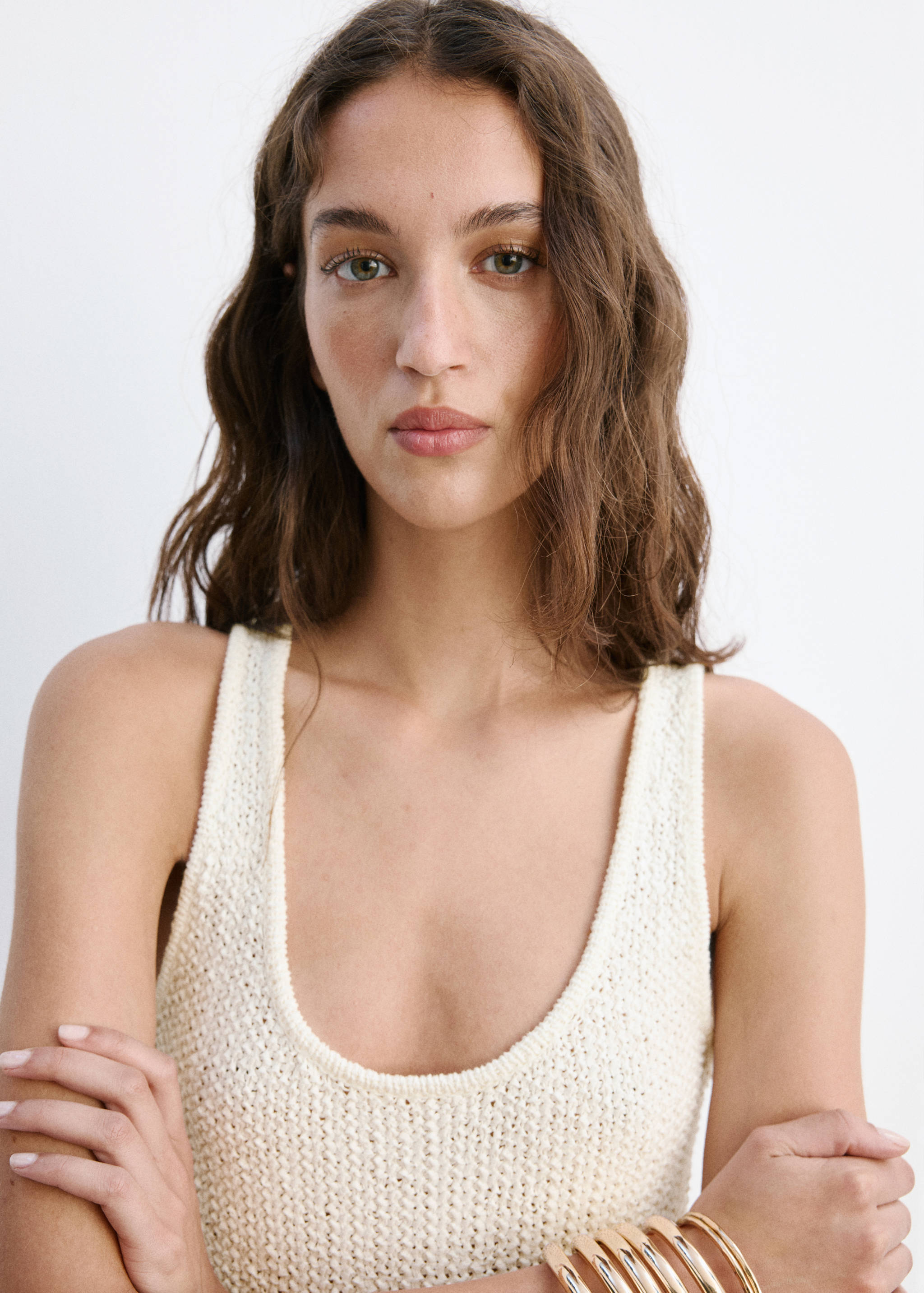 Belted combined woven jumpsuit - Medium plane