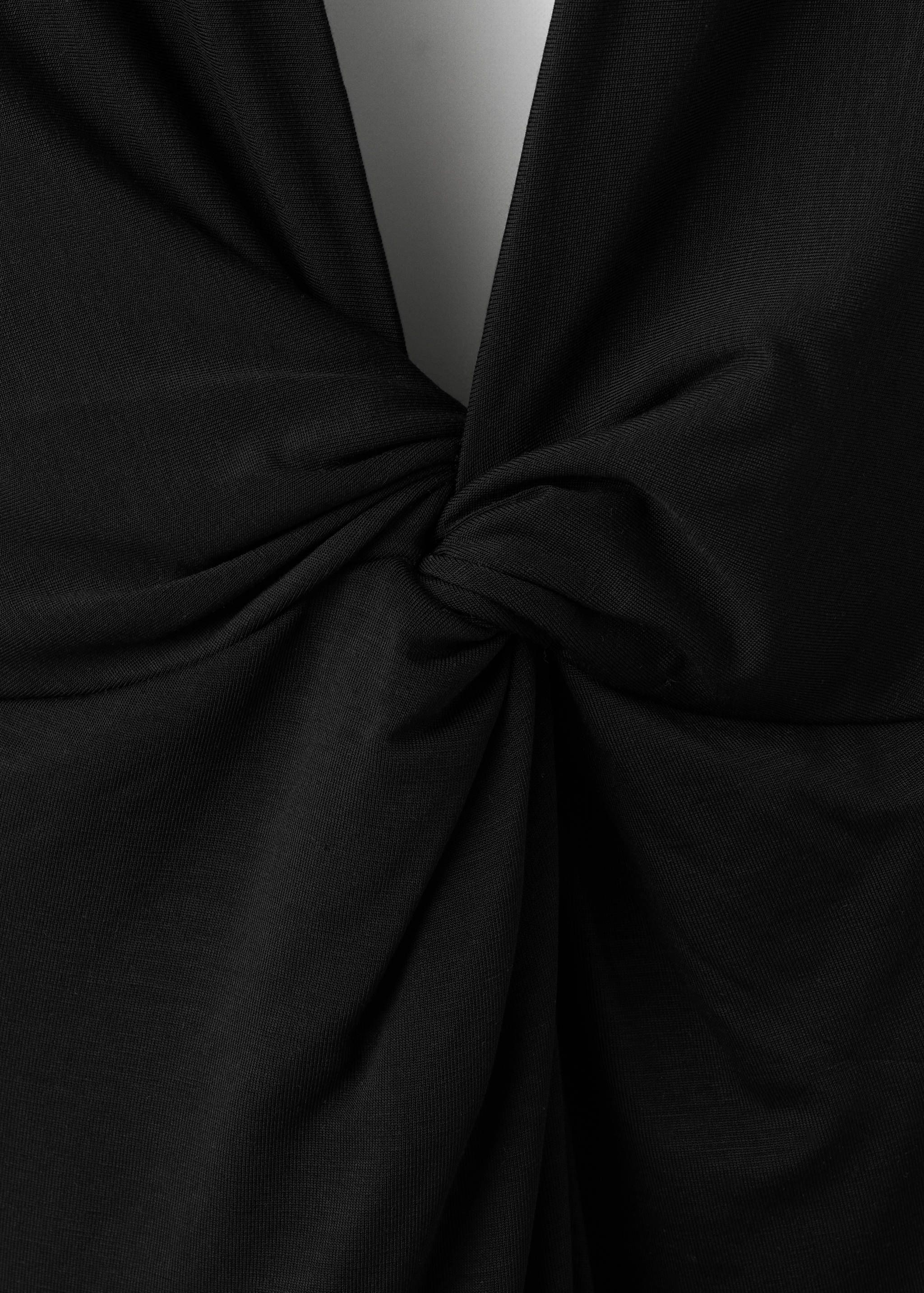 Draped halter dress - Details of the article 8