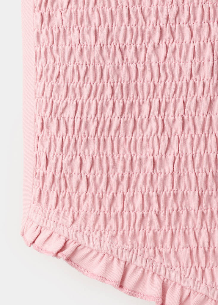 Ruched halter top — Pastel Pink