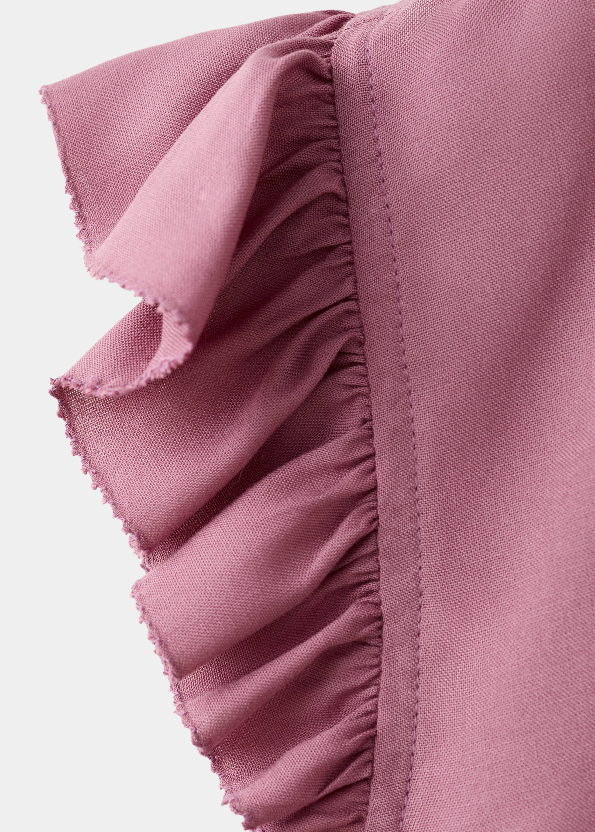 V-neck top with frill detail - Details of the article 0