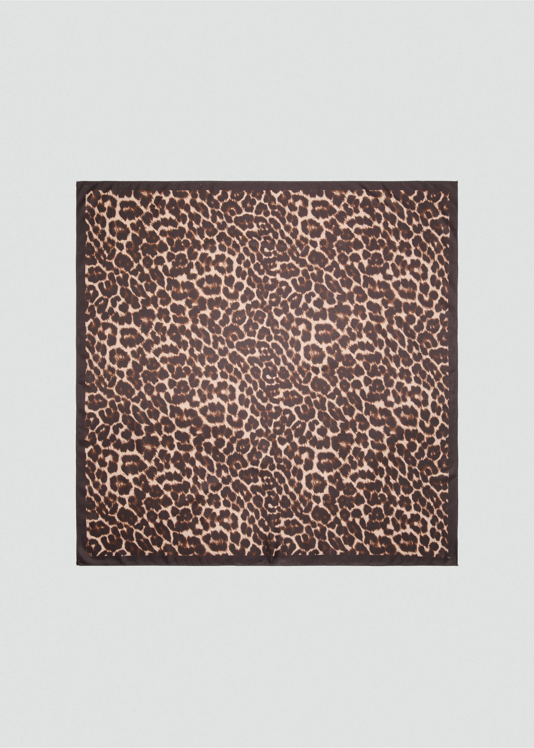 Mocador animal print - Article sense model, Marró. Ref: 37092534-00.