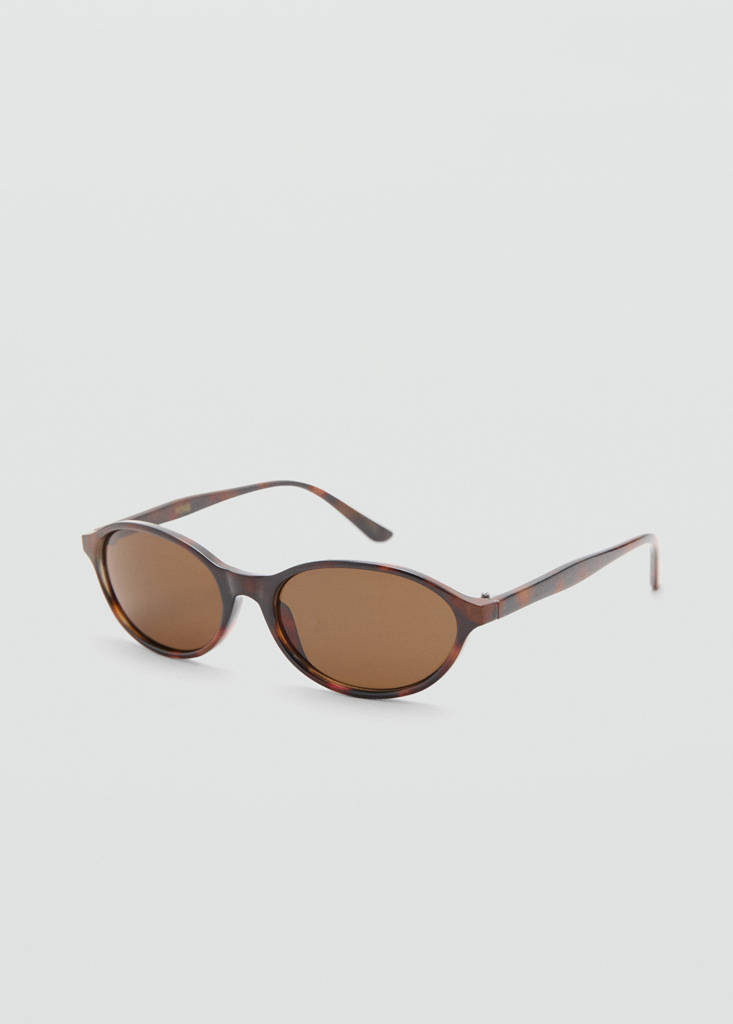 Rectangular-frame sunglasses — Chocolate