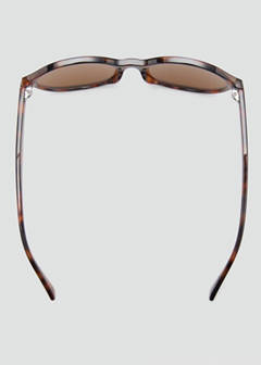 Rectangular-frame sunglasses — Chocolate 2
