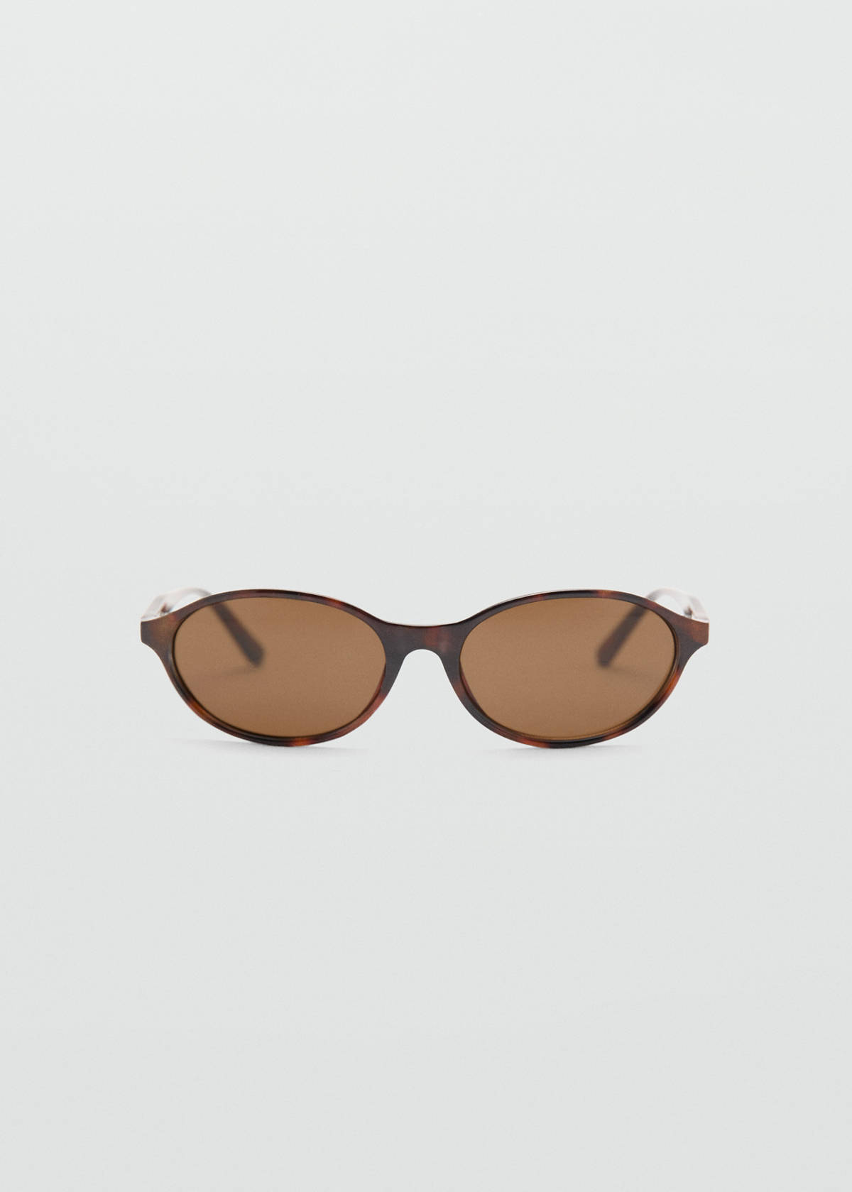 Rectangular-frame sunglasses — Chocolate