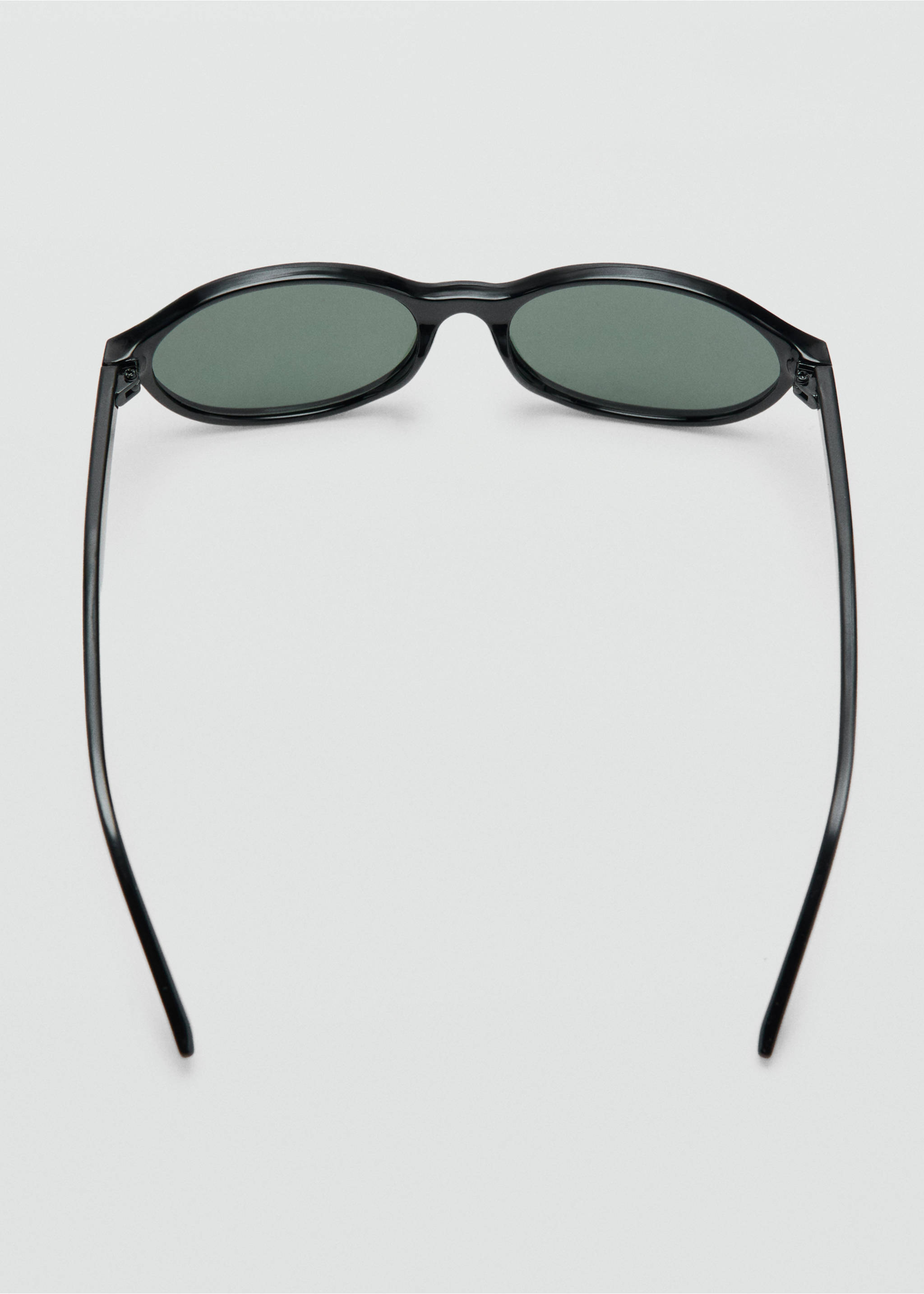 Rectangular-frame sunglasses - Details of the article 1, Black. Ref: 37092535-00.