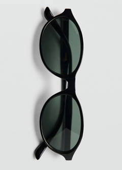 Rectangular-frame sunglasses — Black 4