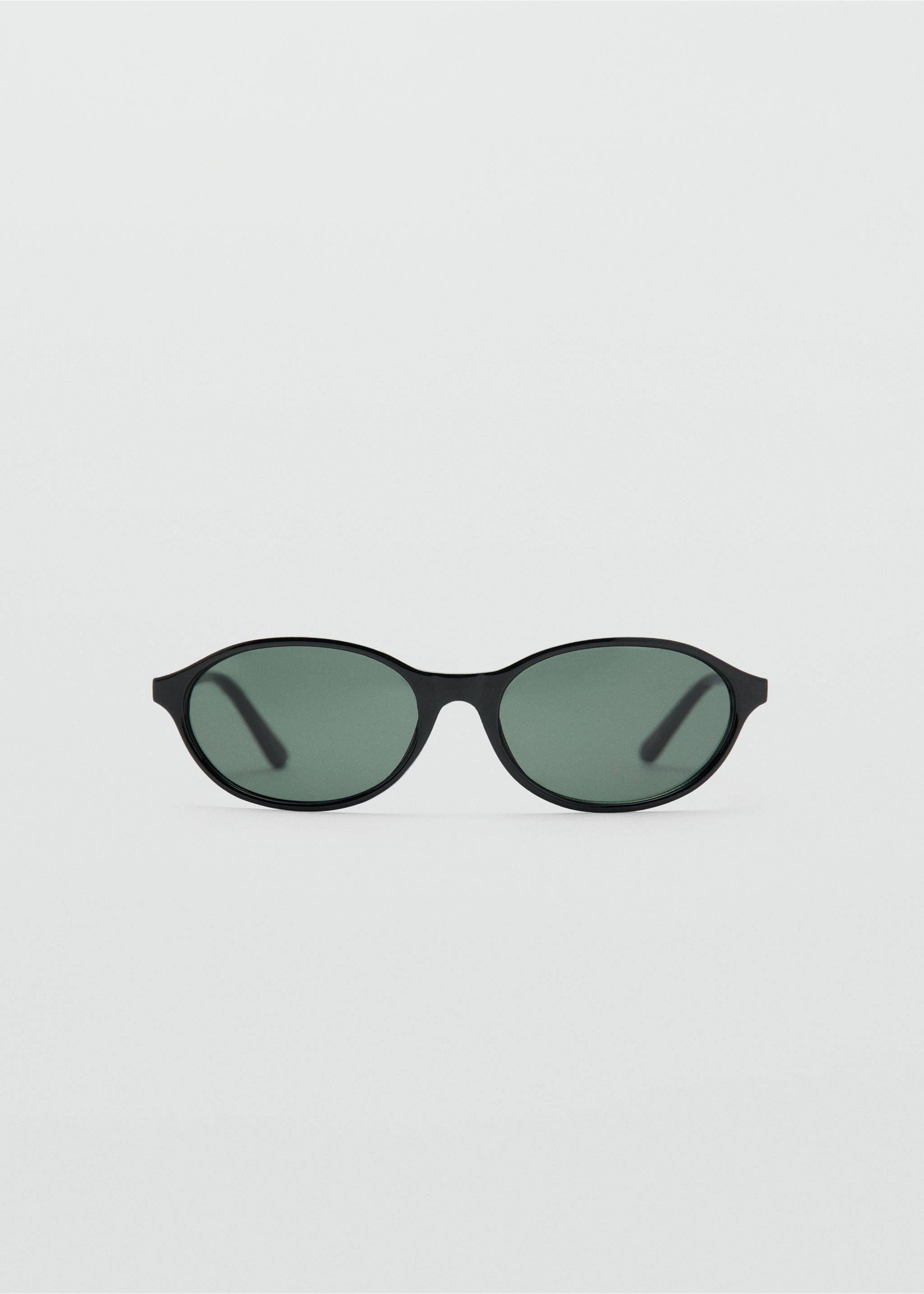 Rectangular-frame sunglasses - Article without model, Black. Ref: 37092535-00.