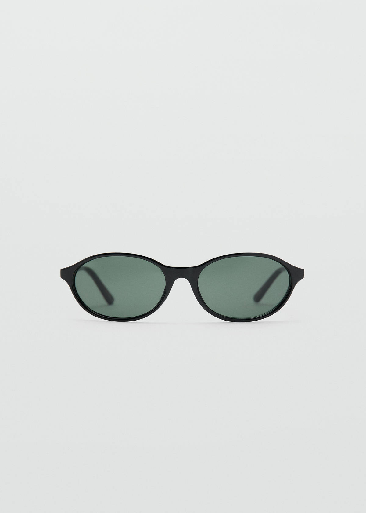 Rectangular-frame sunglasses — Black