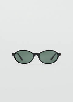 Rectangular-frame sunglasses — Black 1