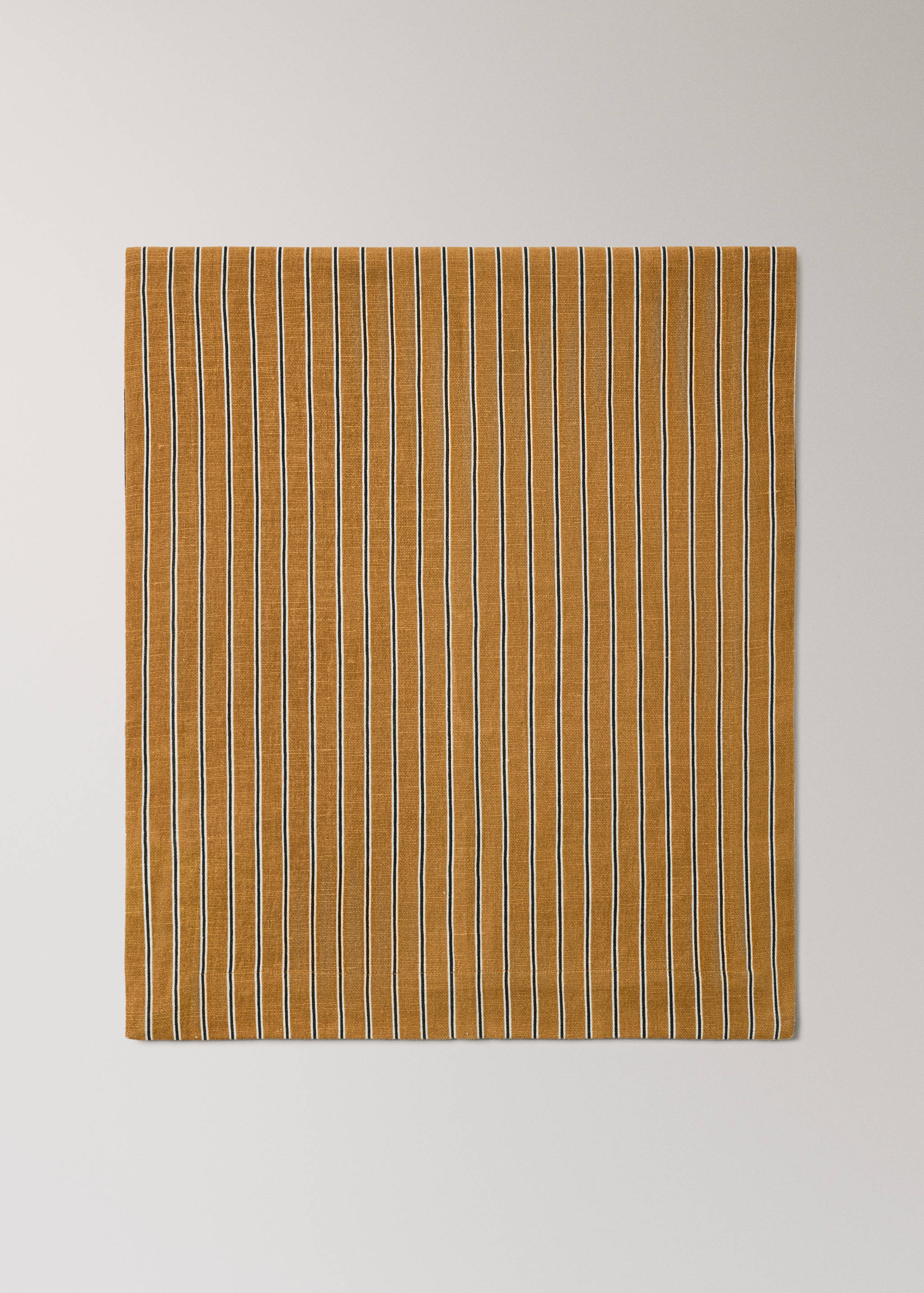 Linen cotton striped table runner - Article without model