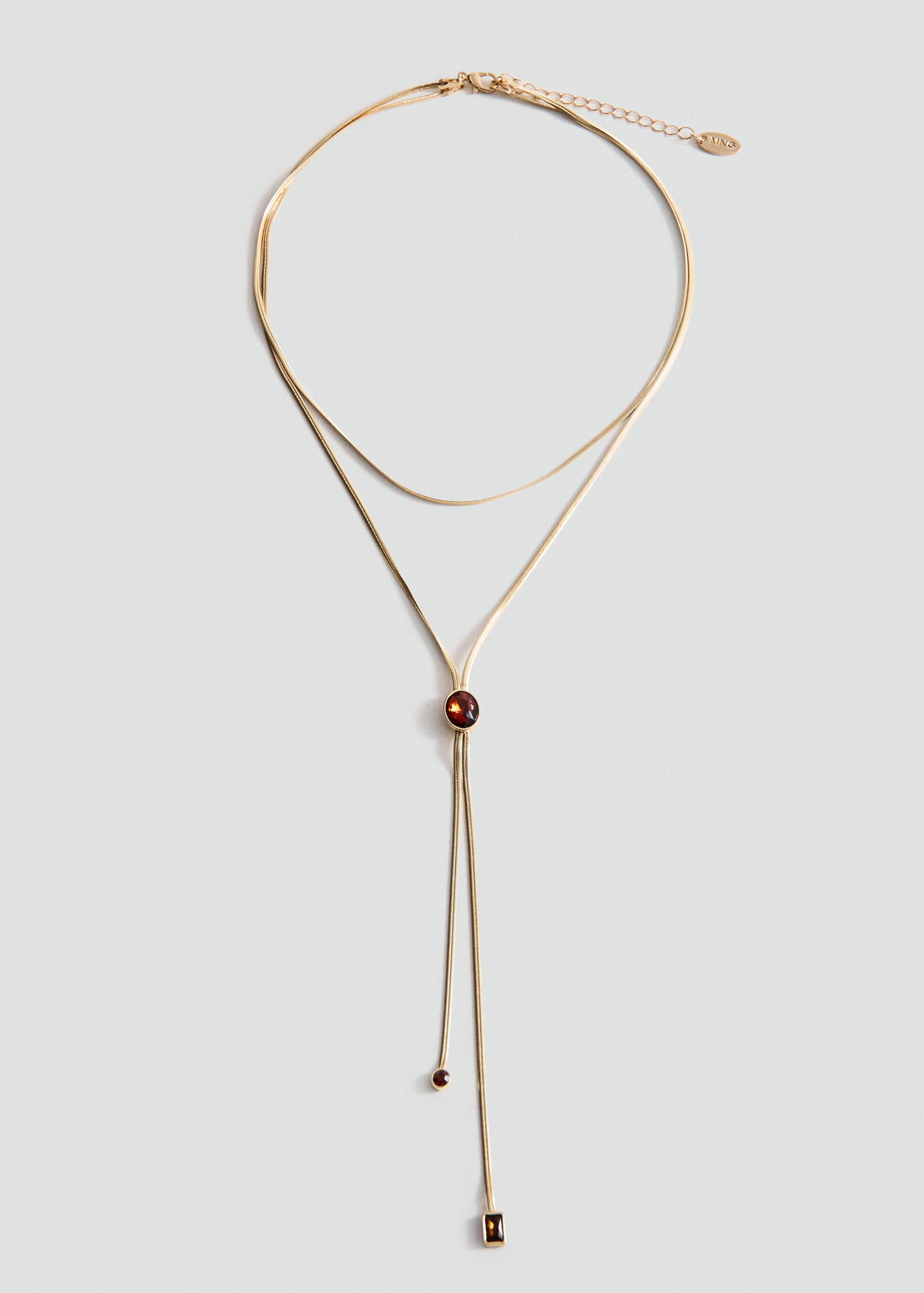 Double crystal necklace - Article without model