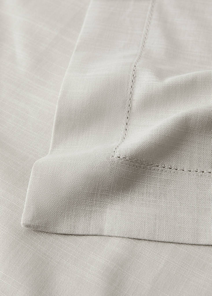 Cotton table runner with drawn threadwork - thumbnail 8