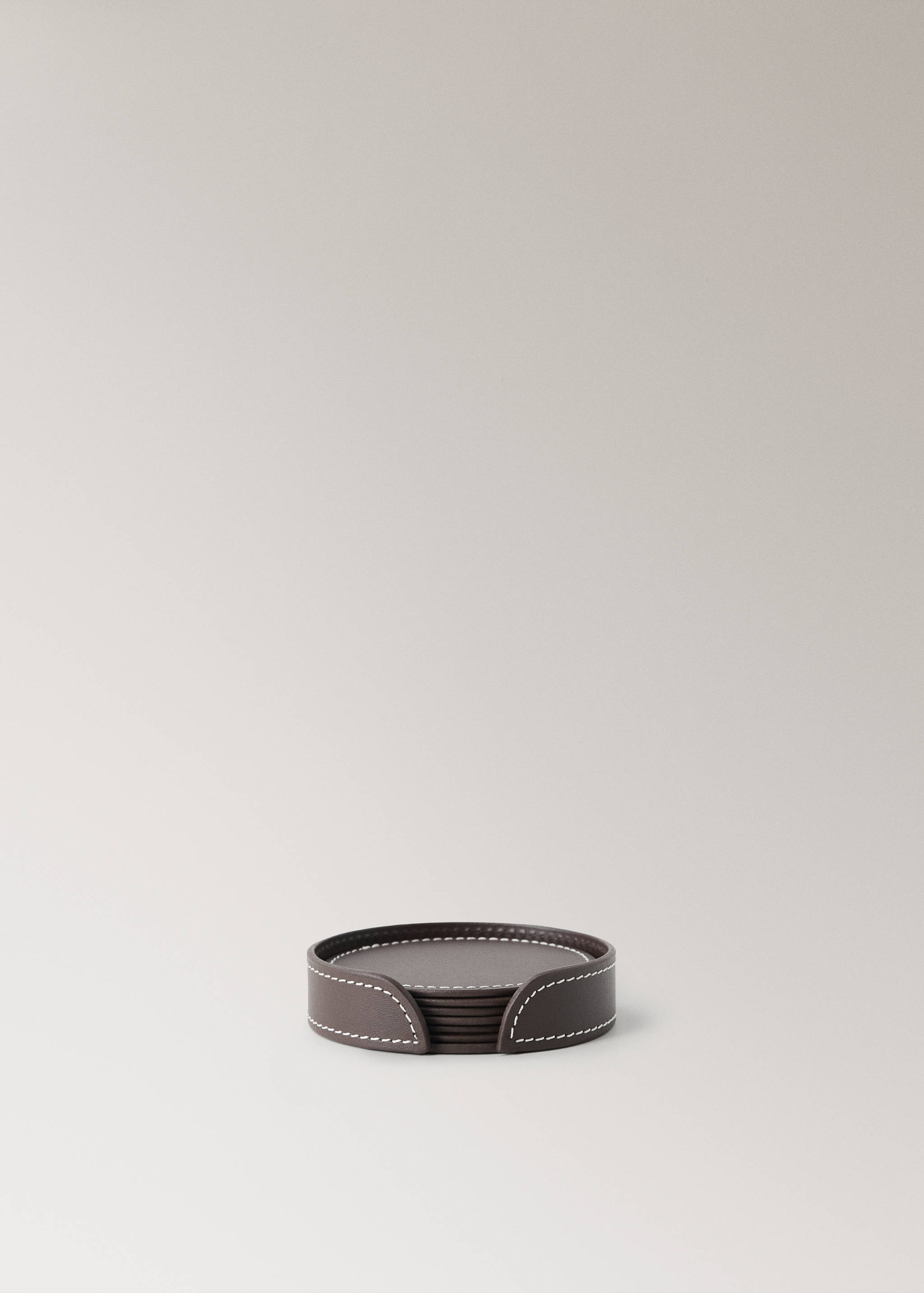 100% leather coasters - Article without model