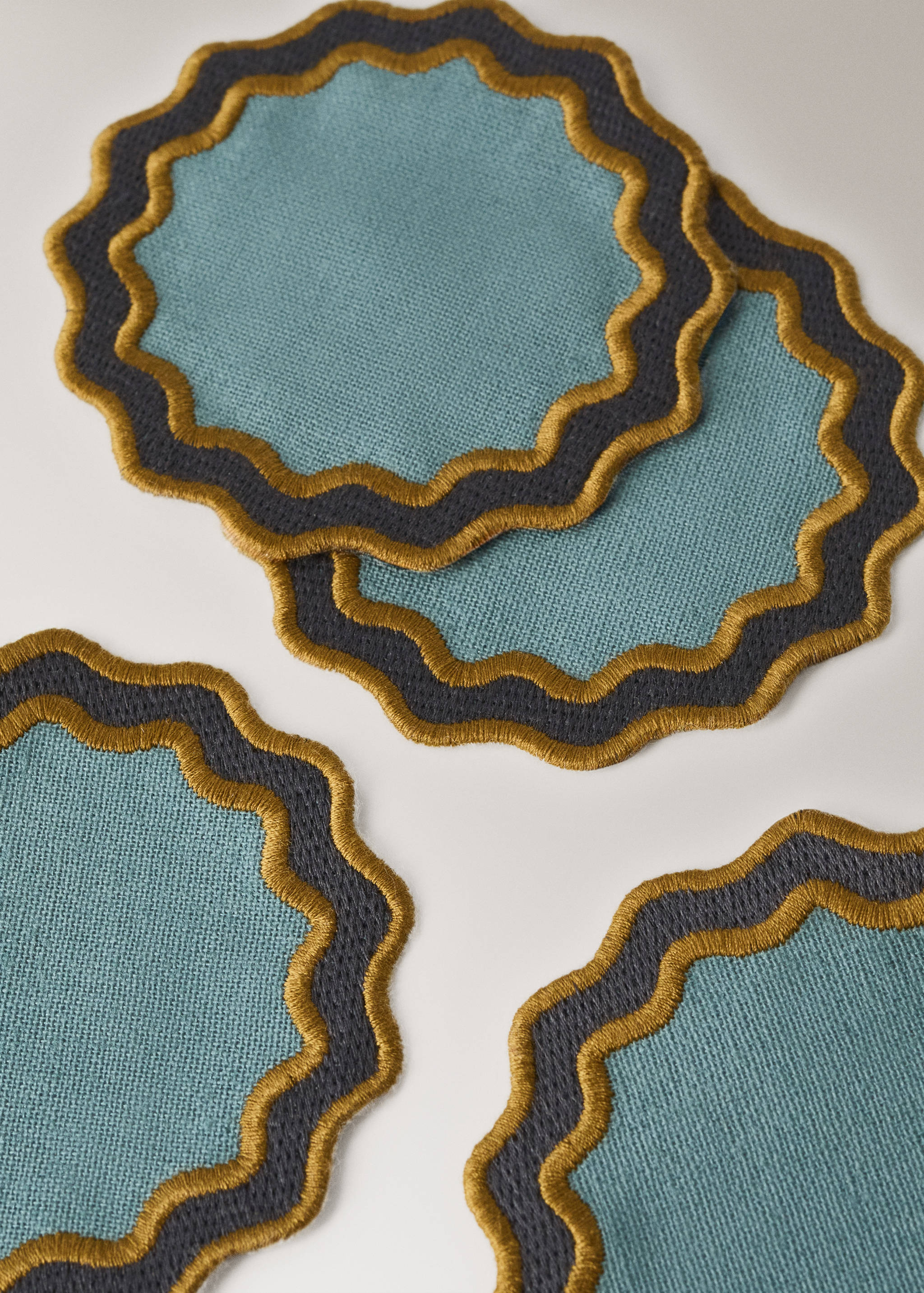 100% cotton geometric placemats - Details of the article 1