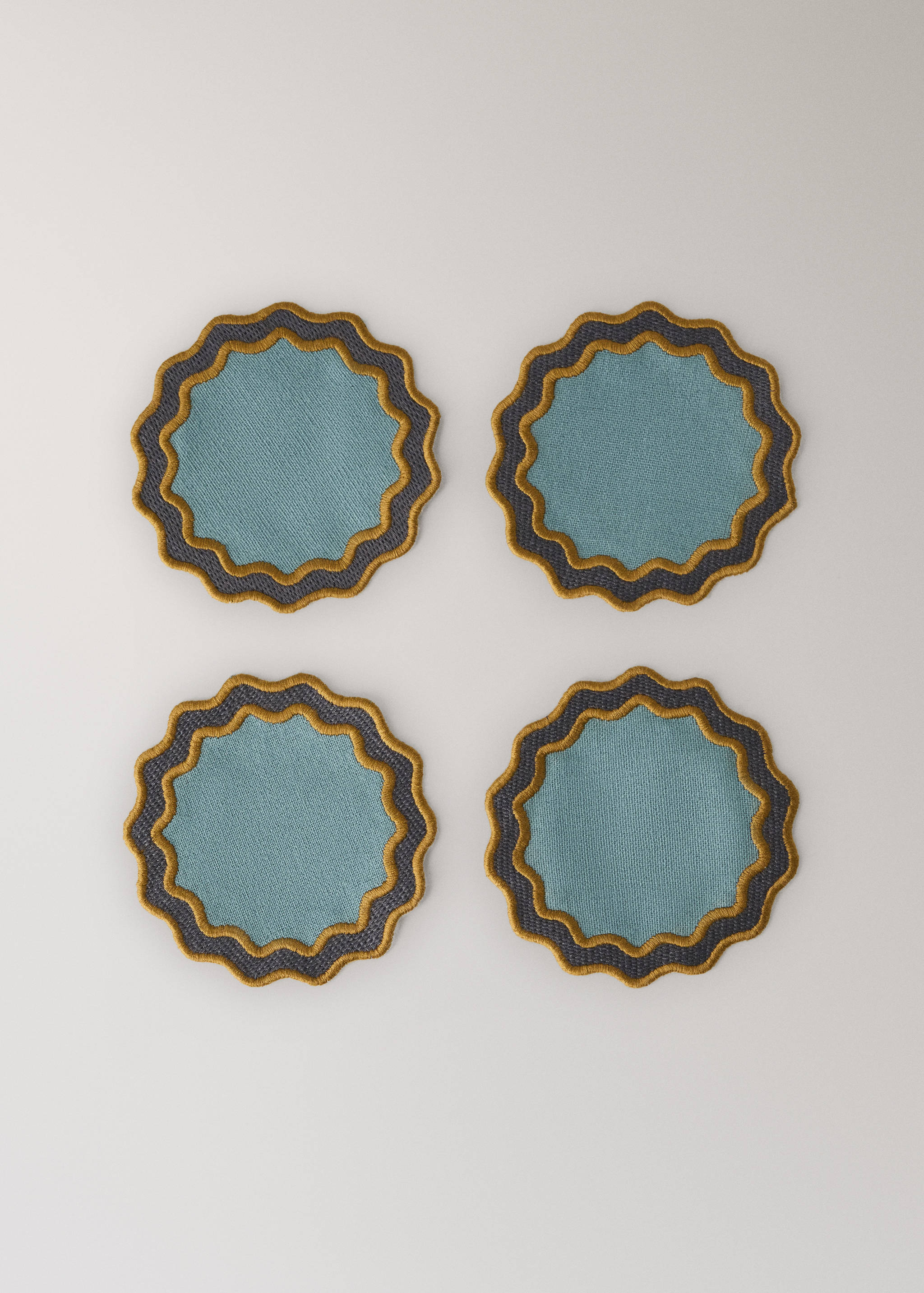 100% cotton geometric placemats - Article without model