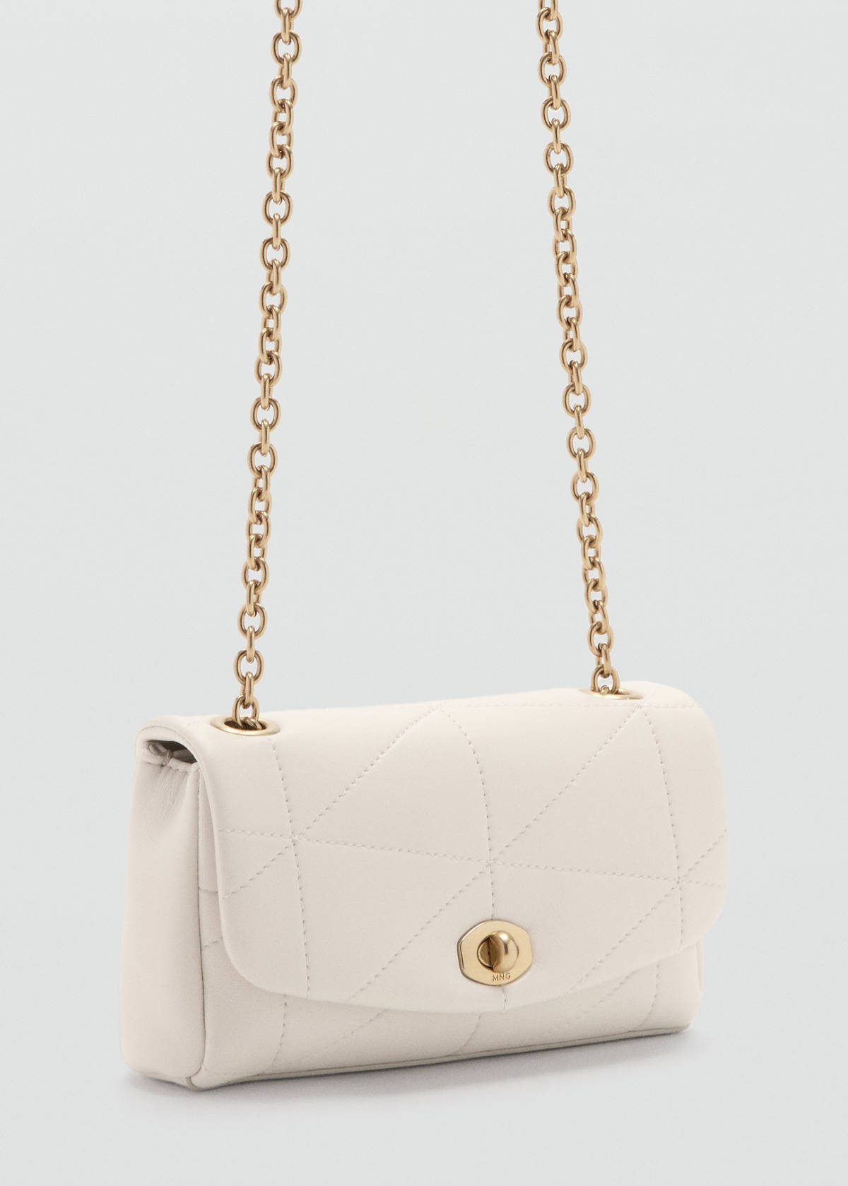 Crossbody bag with flap — Off White