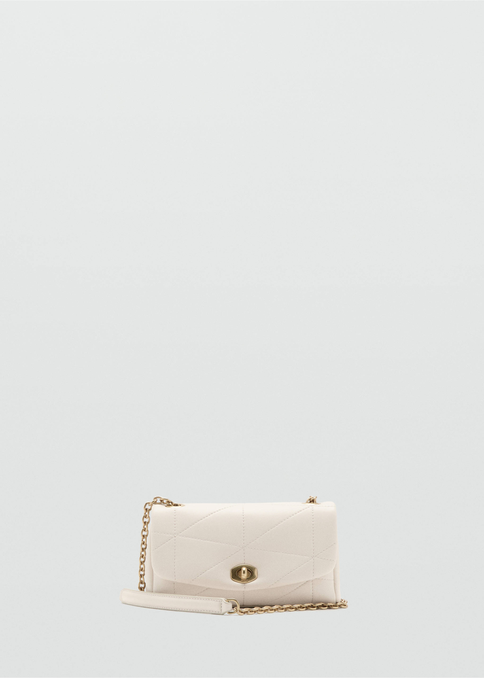Crossbody bag with flap - Article without model, Off White. Ref: 37092555-00.