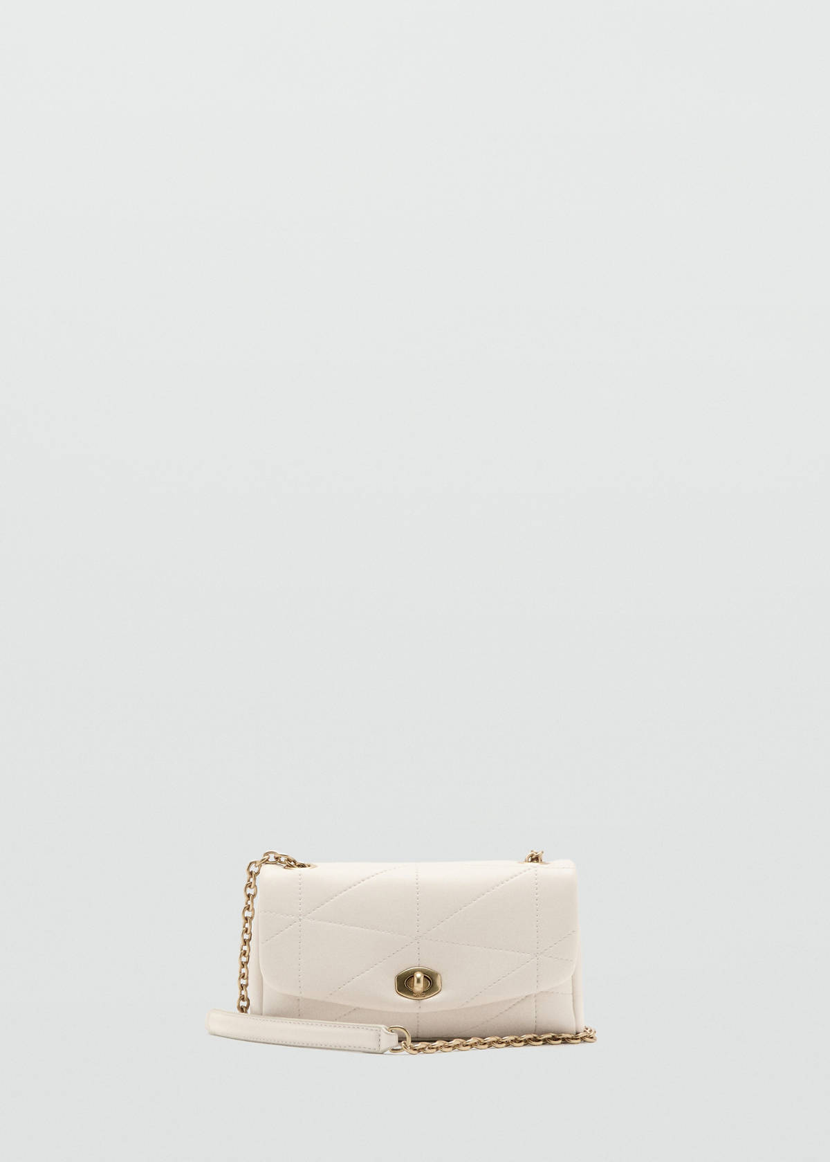 Crossbody bag with flap — Off White