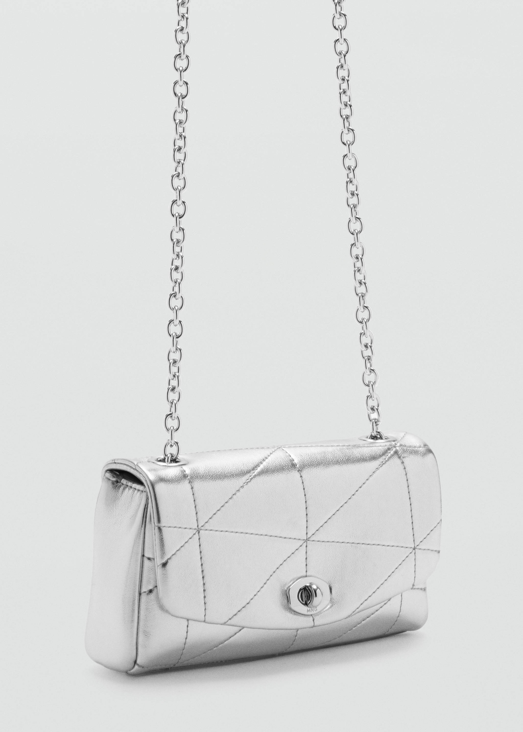 Crossbody bag with flap - Medium plane