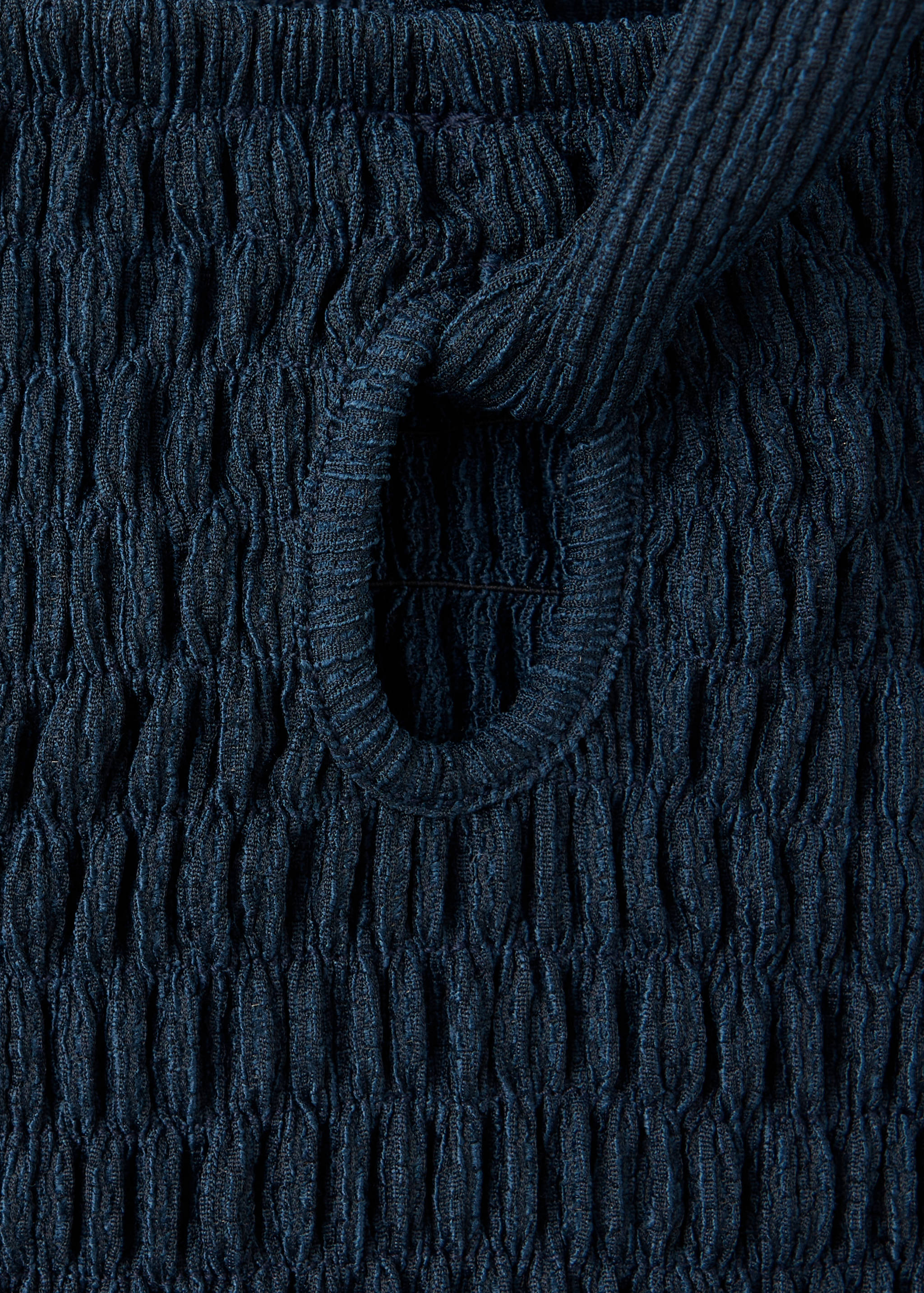 Short ruched dress with ruffled hem - Details of the article 8