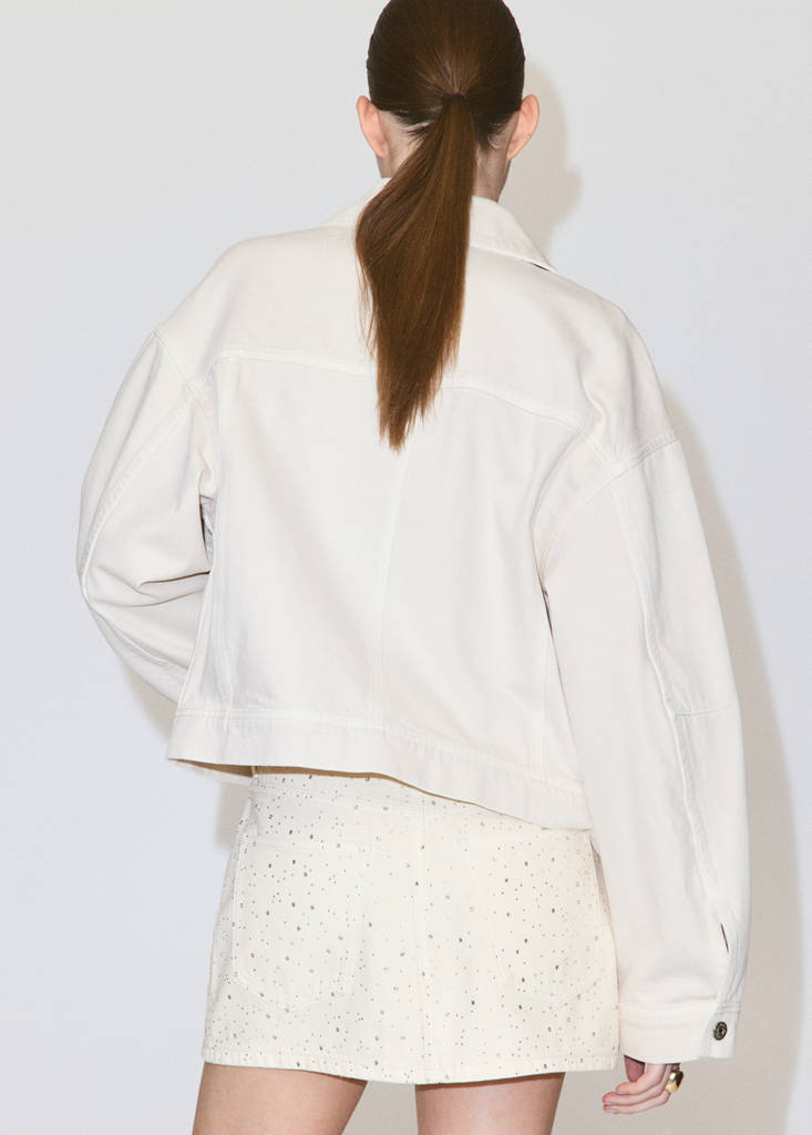 Strass denim skirt — Off White