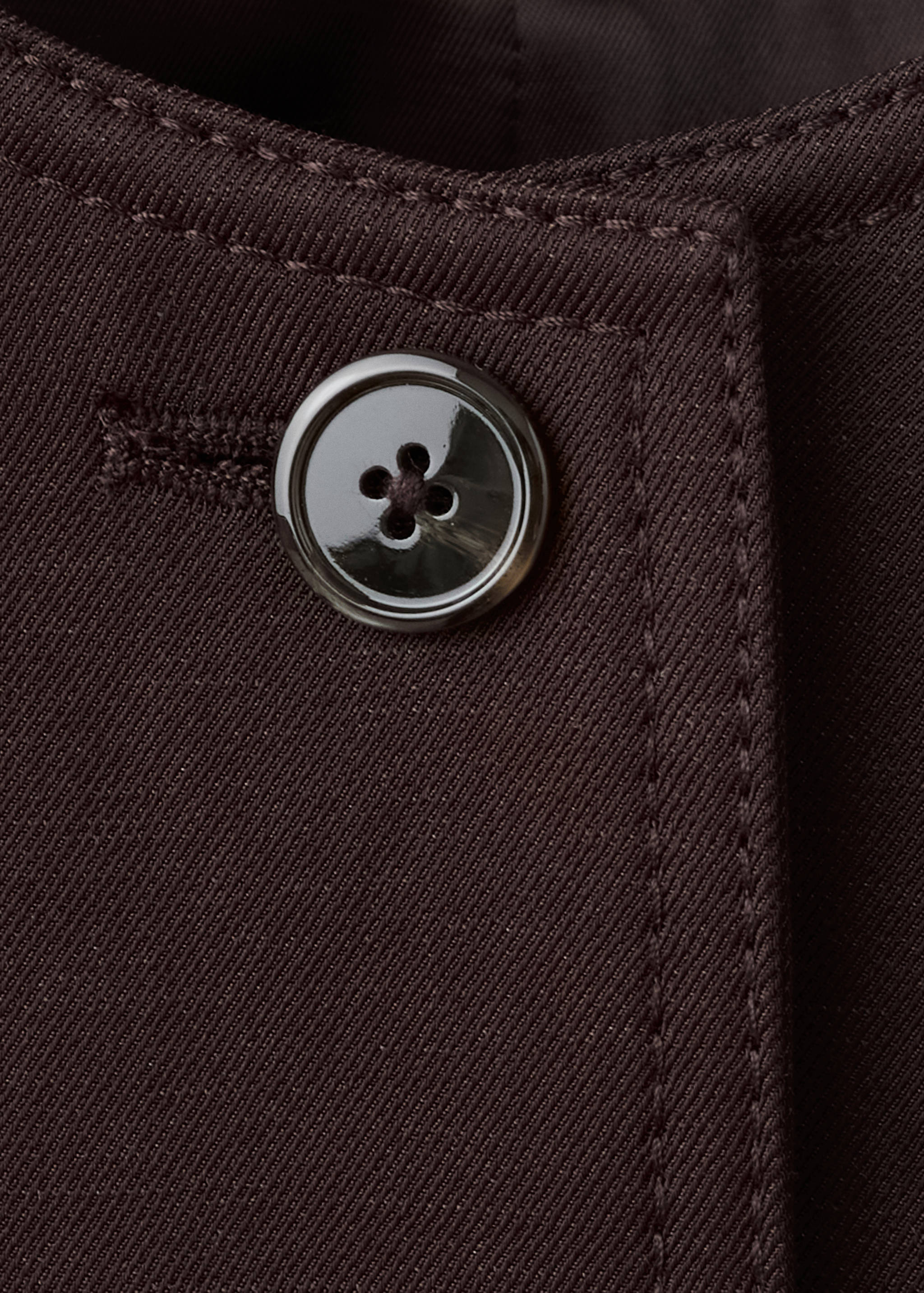 Lyocell buttoned gilet - Details of the article 8
