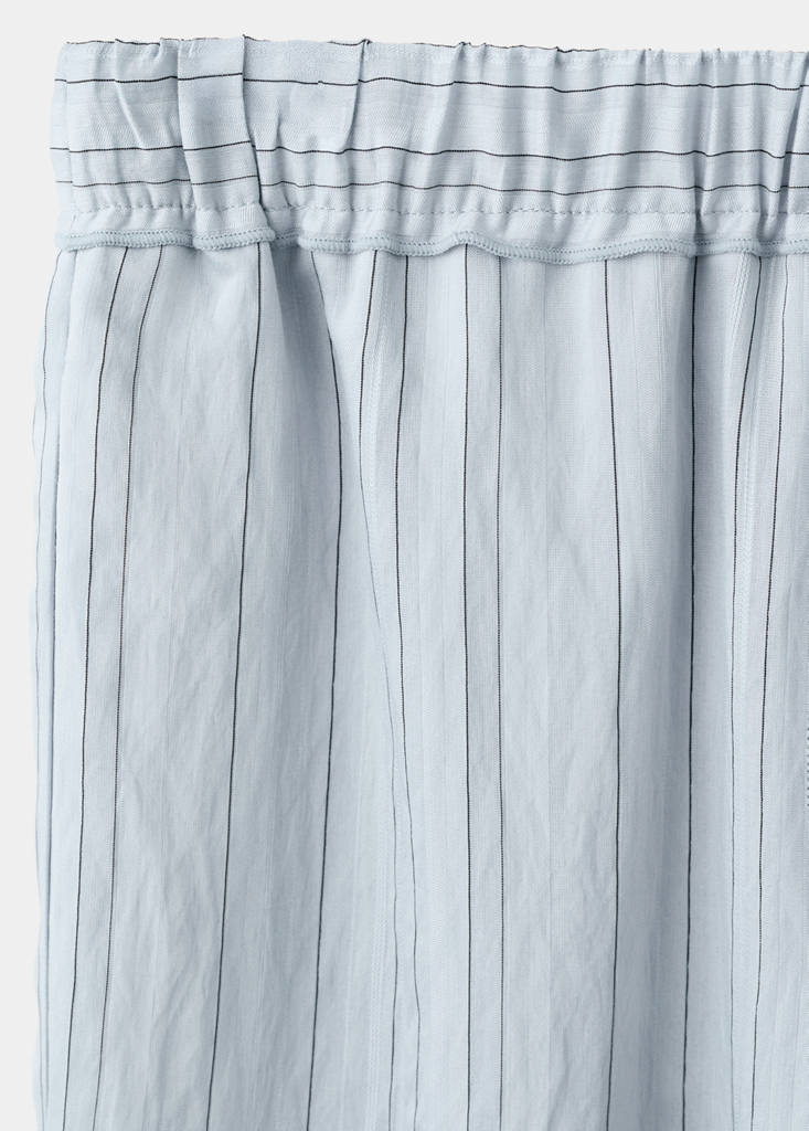 Straight striped trousers — Blue