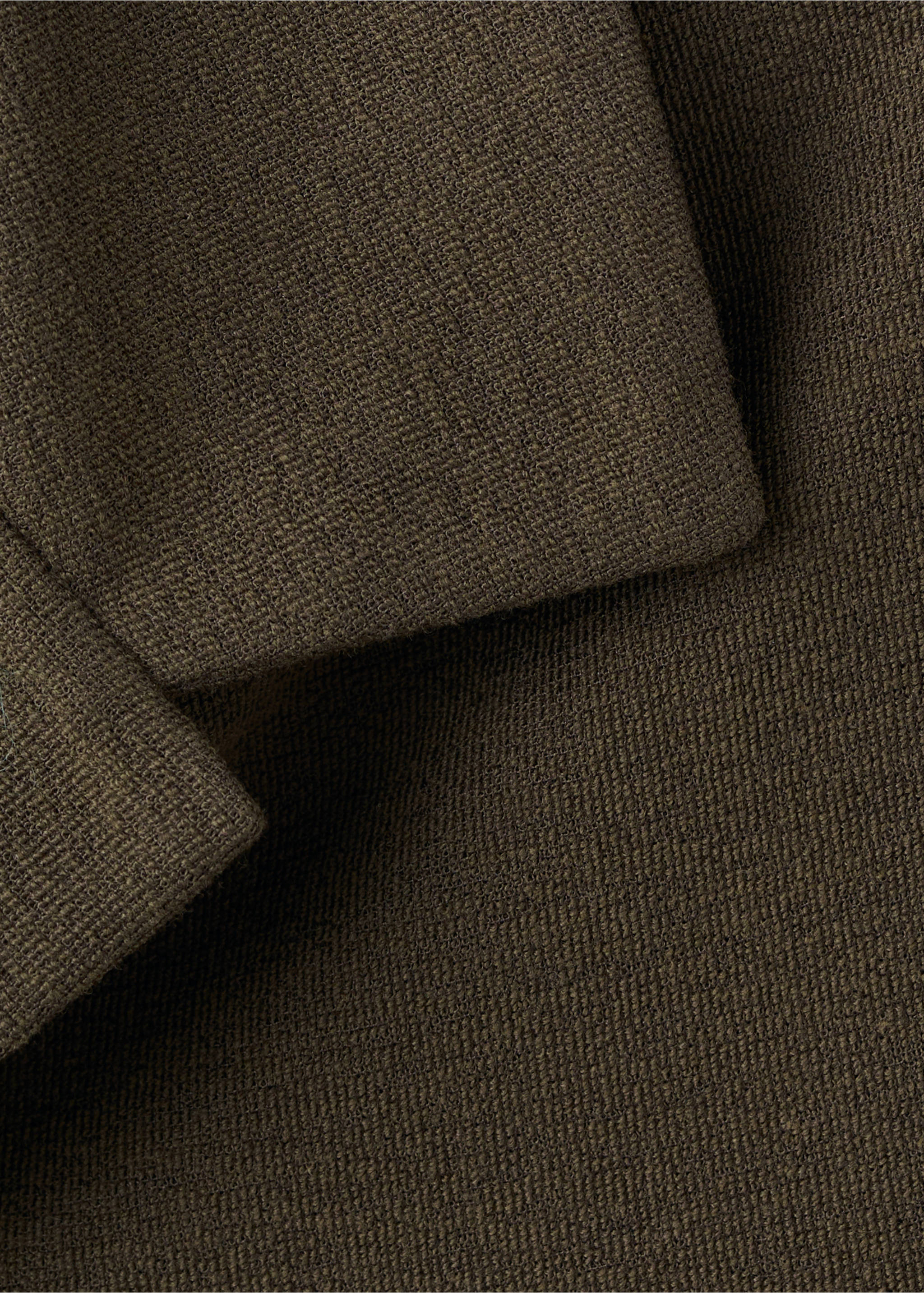 Regular fit textured shirt - Details of the article 0, Brown. Ref: 37092897-00.