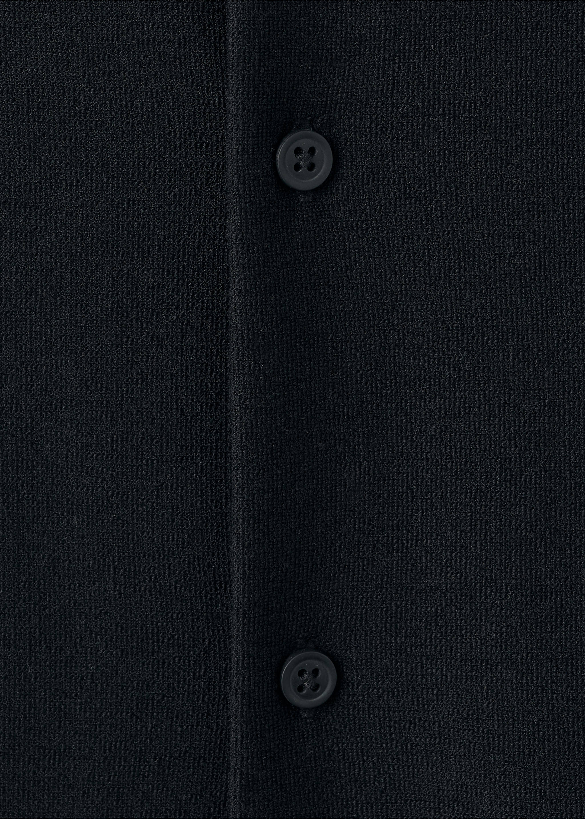 Regular fit textured shirt - Details of the article 0, Black. Ref: 37092897-00.