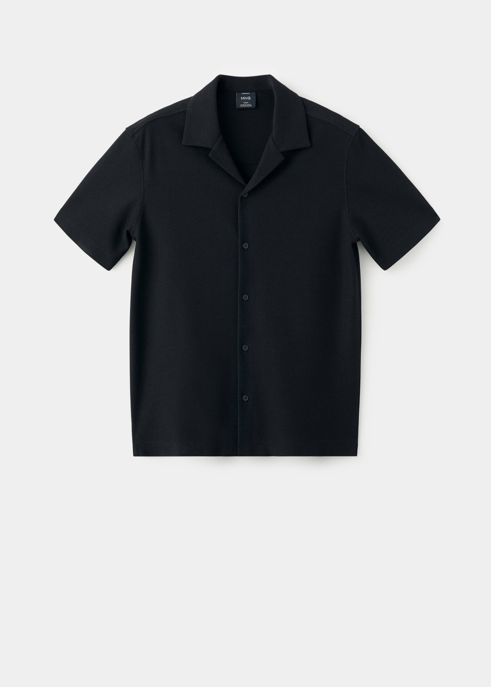 Regular fit textured shirt - Article without model