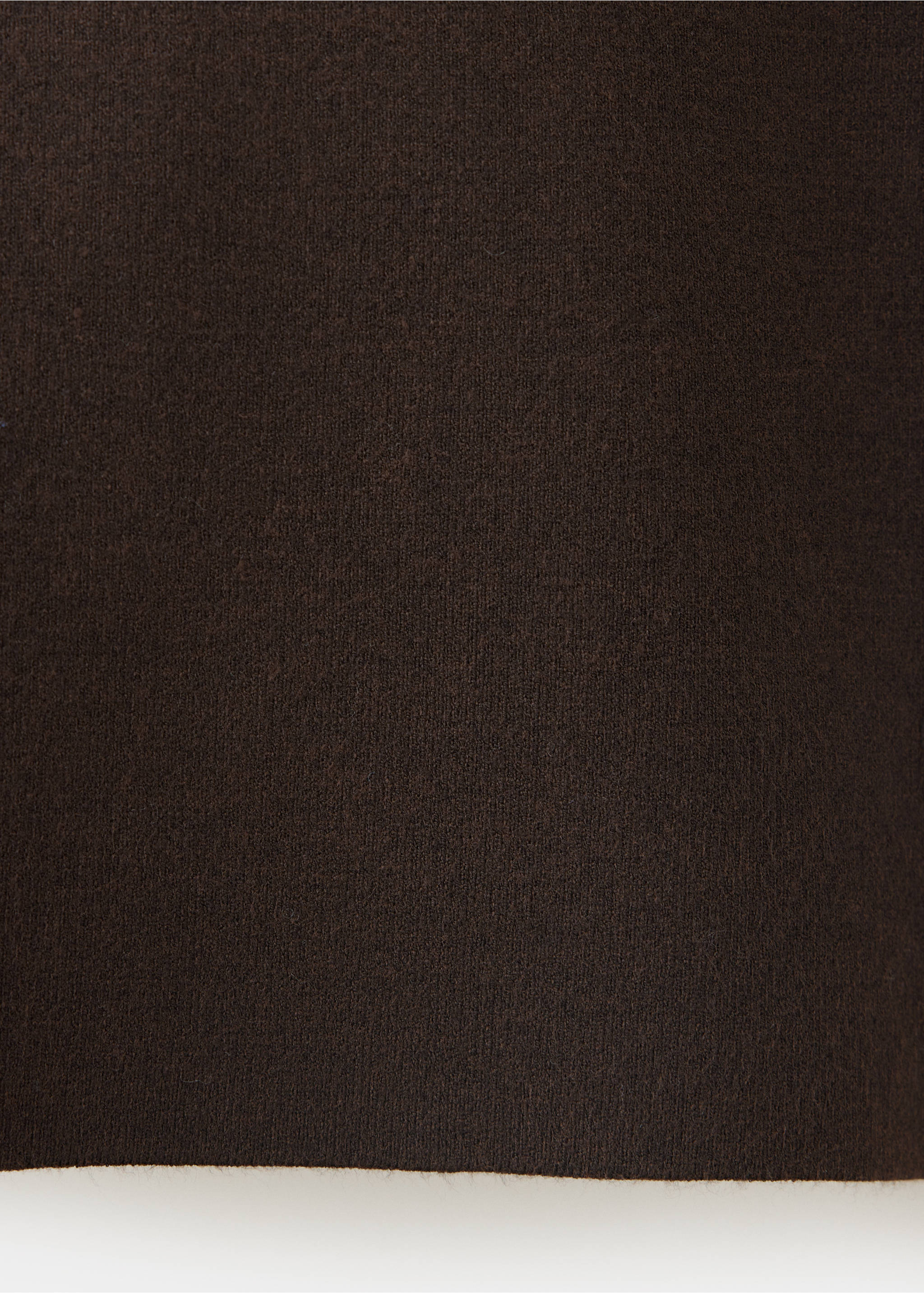 Milano-knit sweater - Details of the article 0, Chocolate. Ref: 37092898-00.