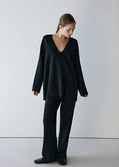 Milano-knit sweater — Black 2