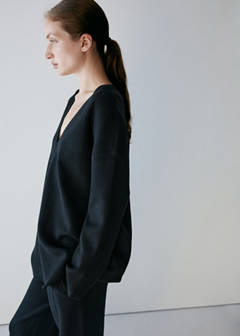 Milano-knit sweater — Black 4