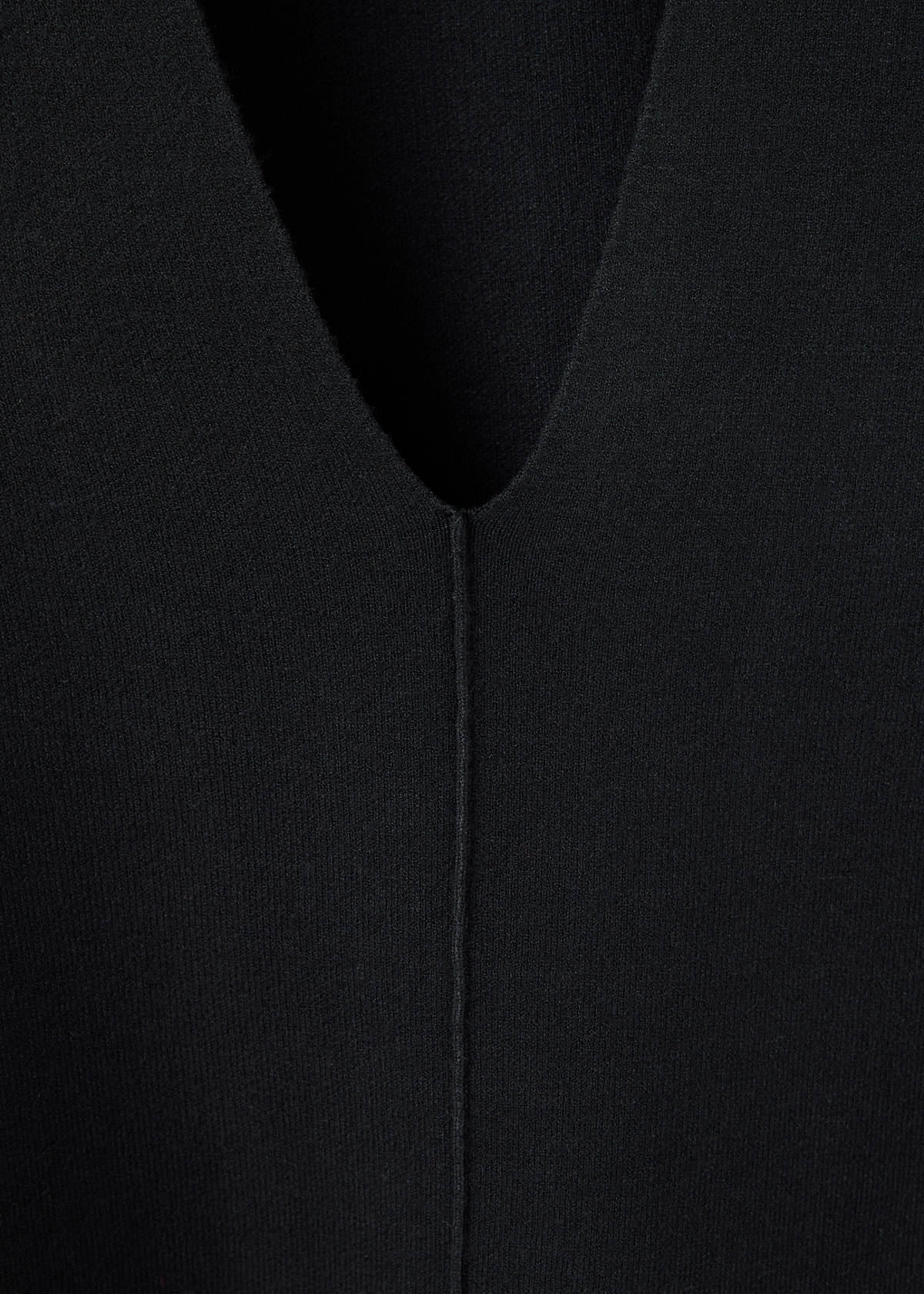 Milano-knit sweater — Black