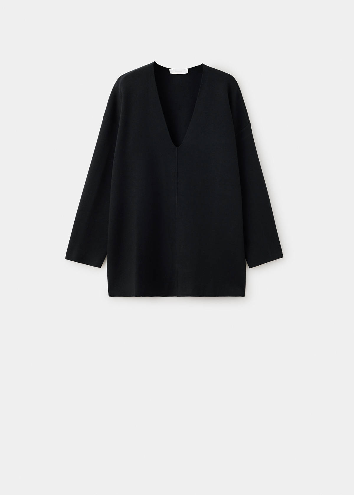 Milano-knit sweater — Black
