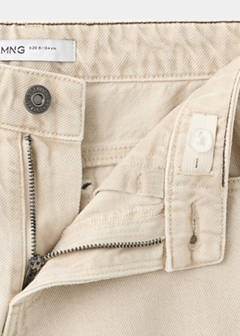Straight cotton jeans — Sand 4
