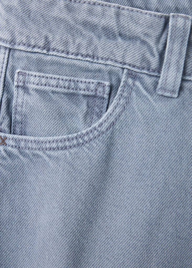 Straight cotton jeans — Blue