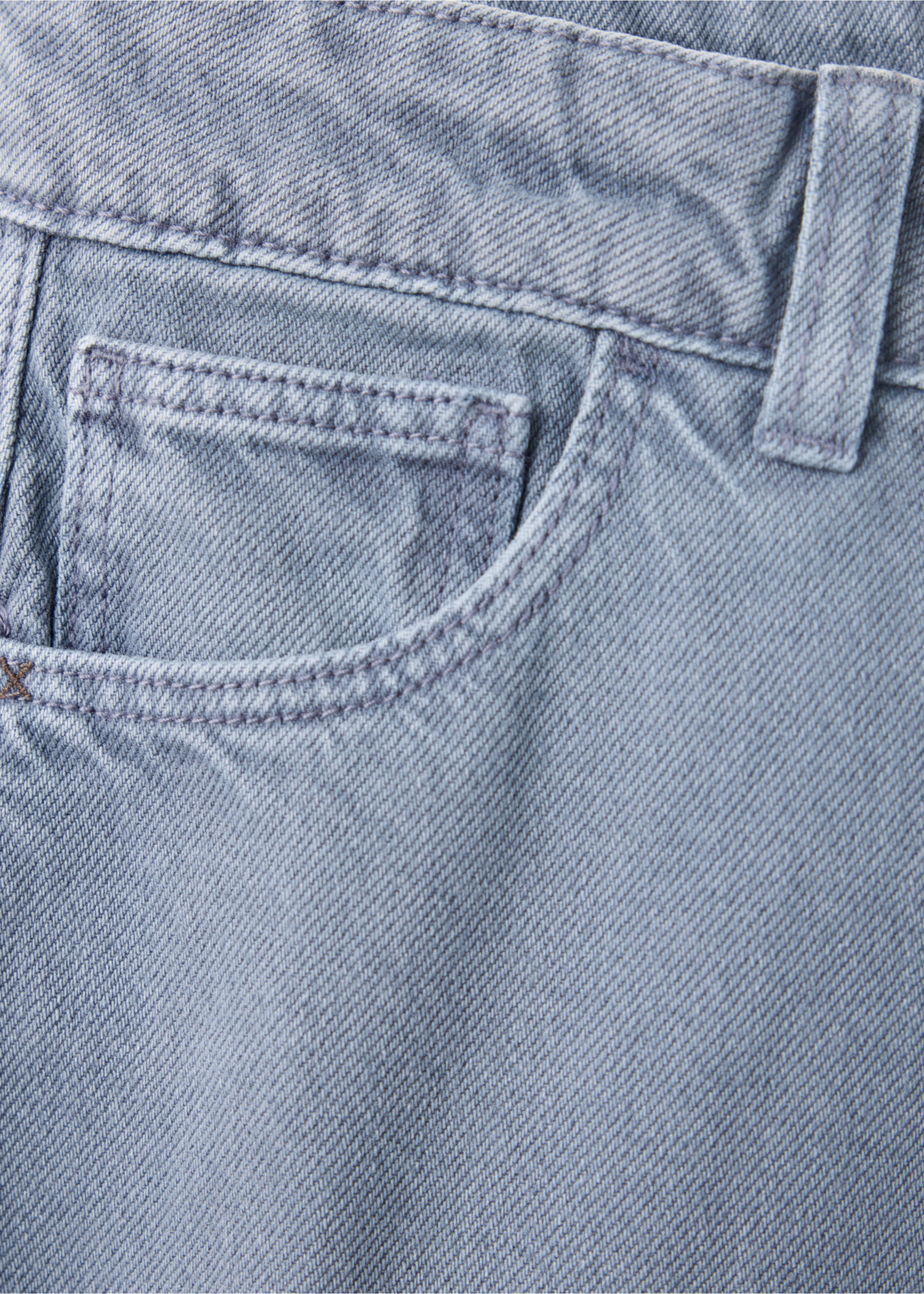 Jean droit coton - Détail de l'article 0, Bleu. Ref: 37092899-00.