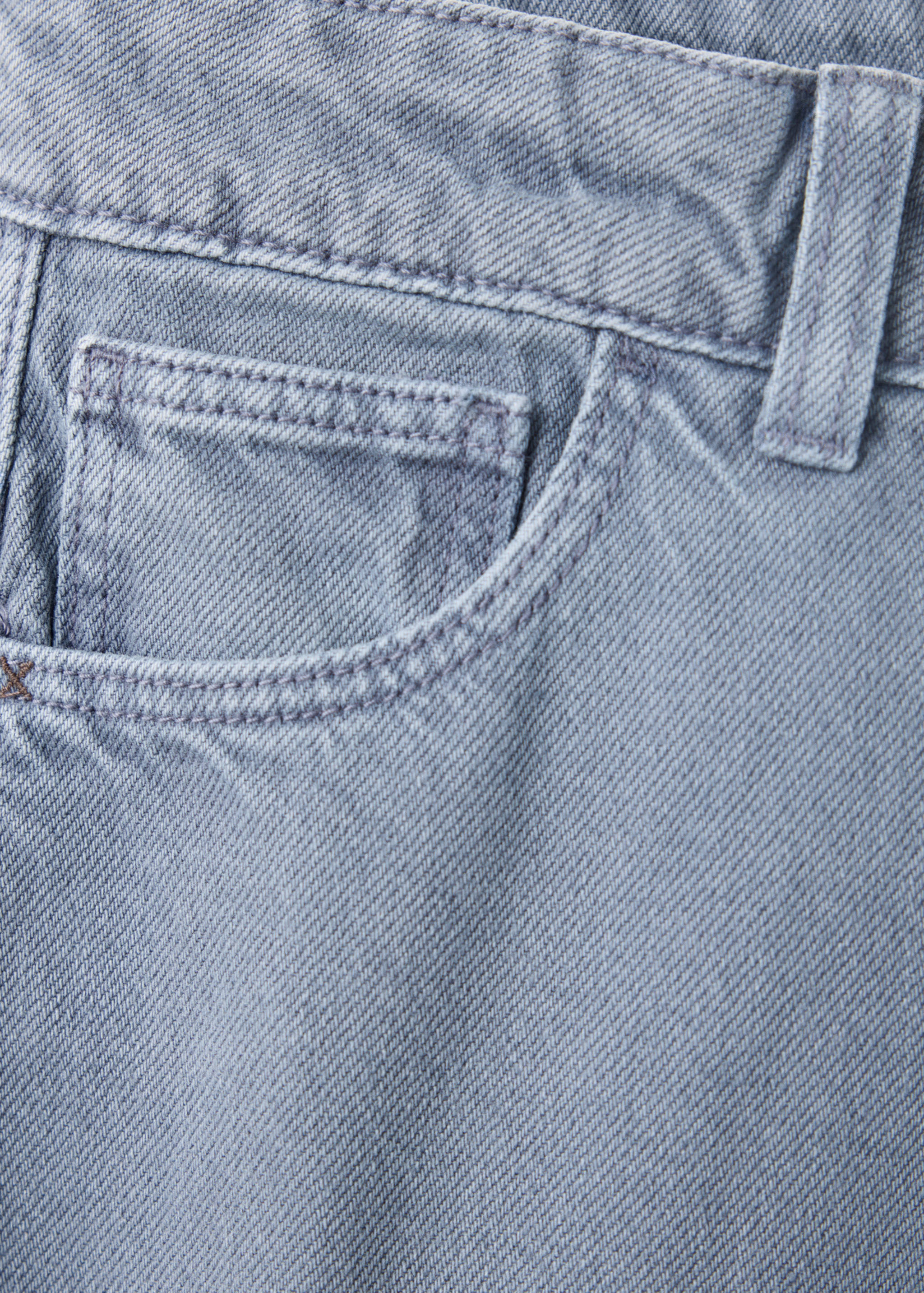 Katoenen rechte jeans - Detail van het artikel 0