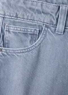 Straight cotton jeans — Blue 5