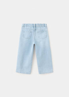 Jeans culotte mid-waist comfort — Light Blue 4