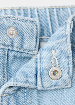 Jeans culotte mid-waist comfort — Light Blue 5